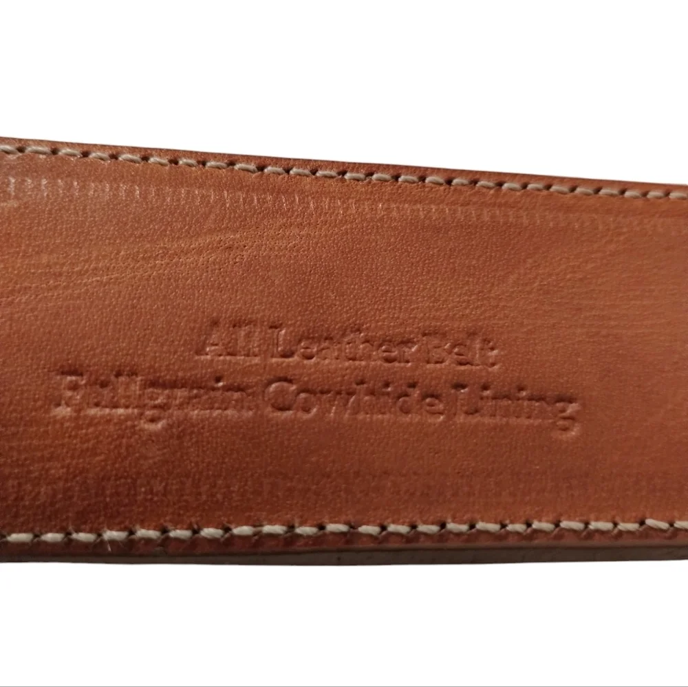 Zele Vintage Full‎ Grain Cowhide Leather Belt Womens size Med 30 Western, Casual